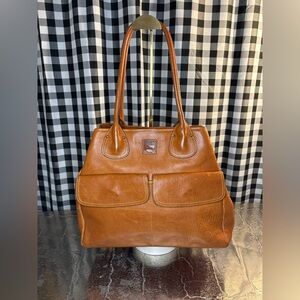 Dooney & Bourke Florentine Tulip Leather Shopper Tote